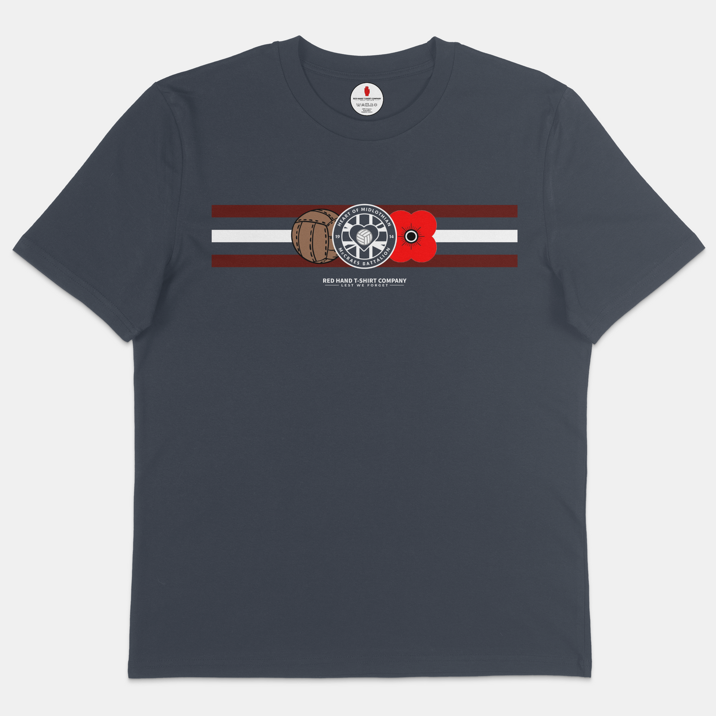 Hearts McCraes Battalion Five Stripe T-shirt