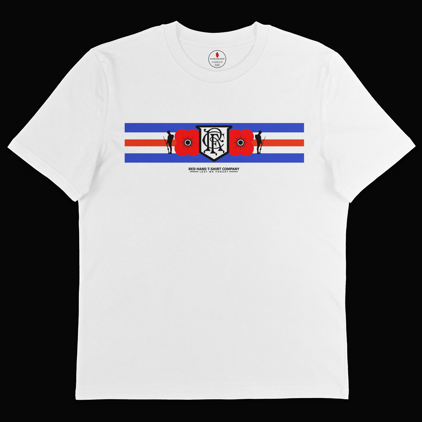 Rangers Poppy Five Stripe T-shirt