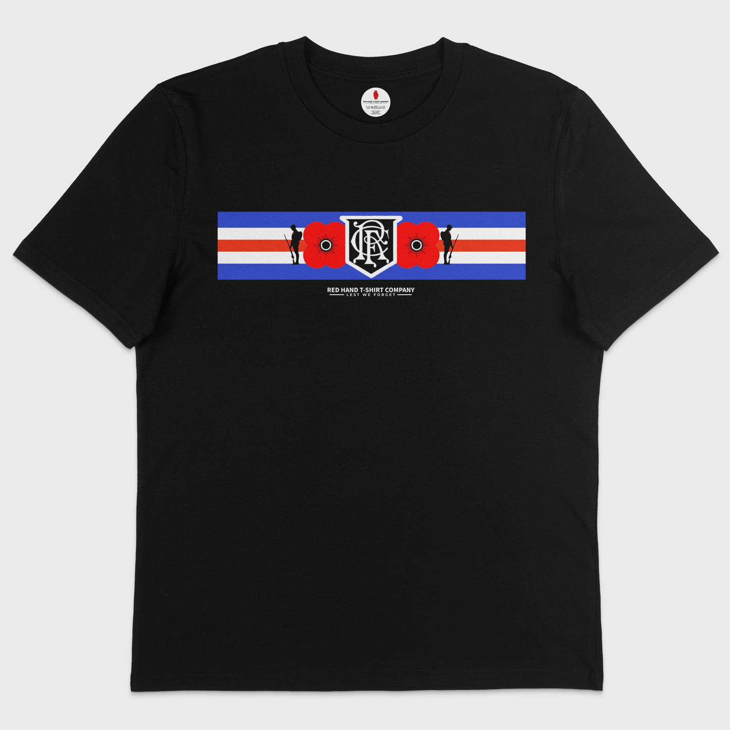 Rangers Poppy Five Stripe T-shirt