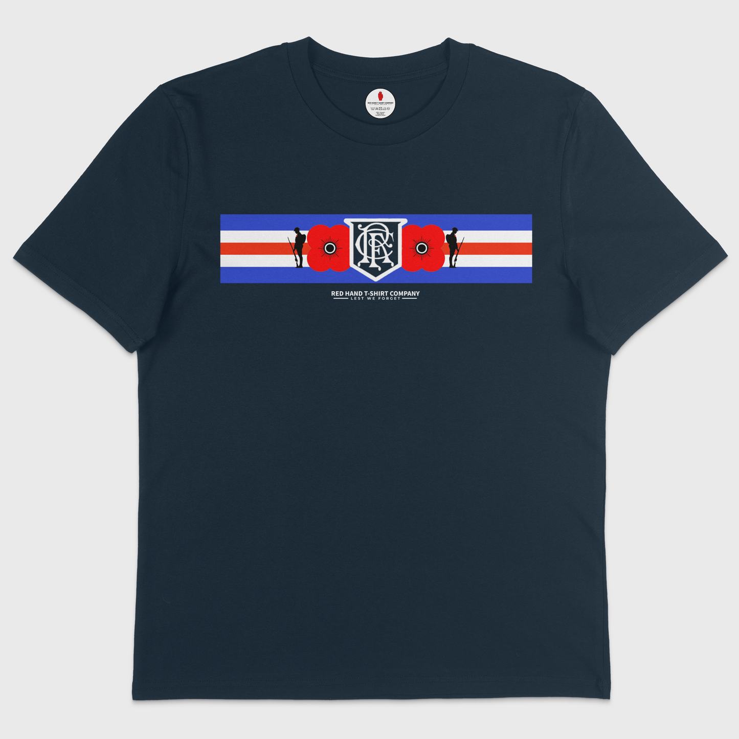 Rangers Poppy Five Stripe T-shirt