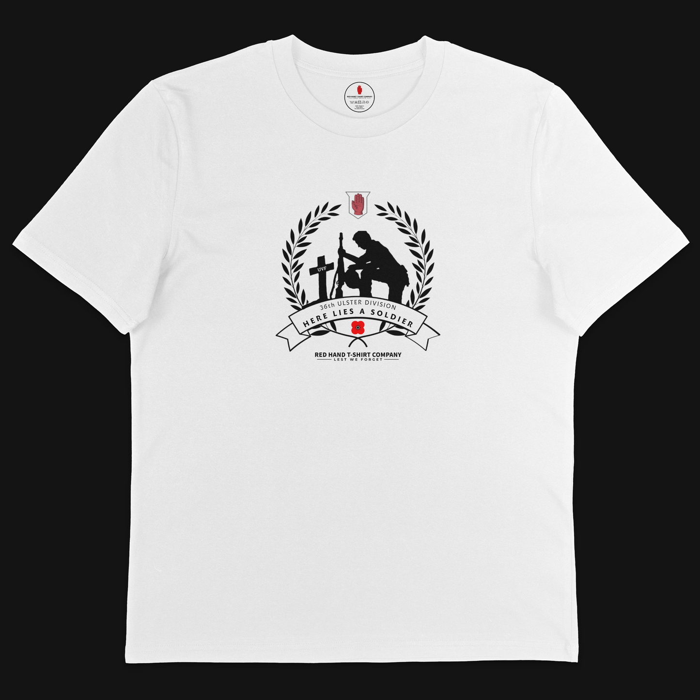 36th Ulster Division Here Lies A Soldier T-shirt