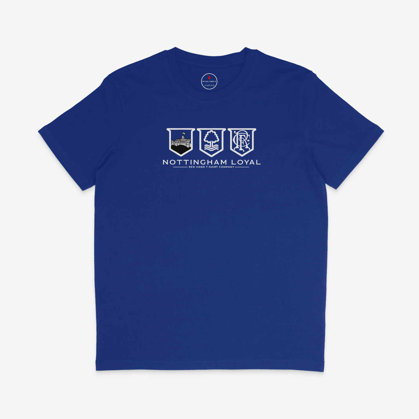 Forest, Rangers & Linfield T-shirt: Black, Navy, Red, Blue