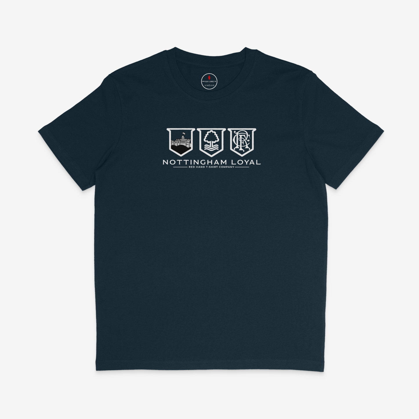 Forest, Rangers & Linfield T-shirt: Black, Navy, Red, Blue