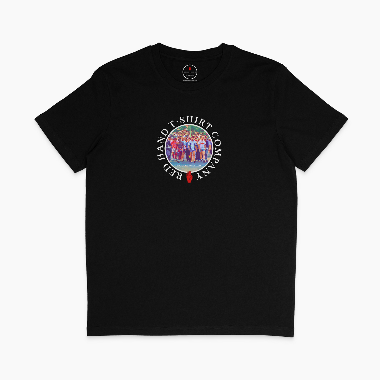 England Away Days T-Shirt: Black, Navy, White, Light Blue, Red