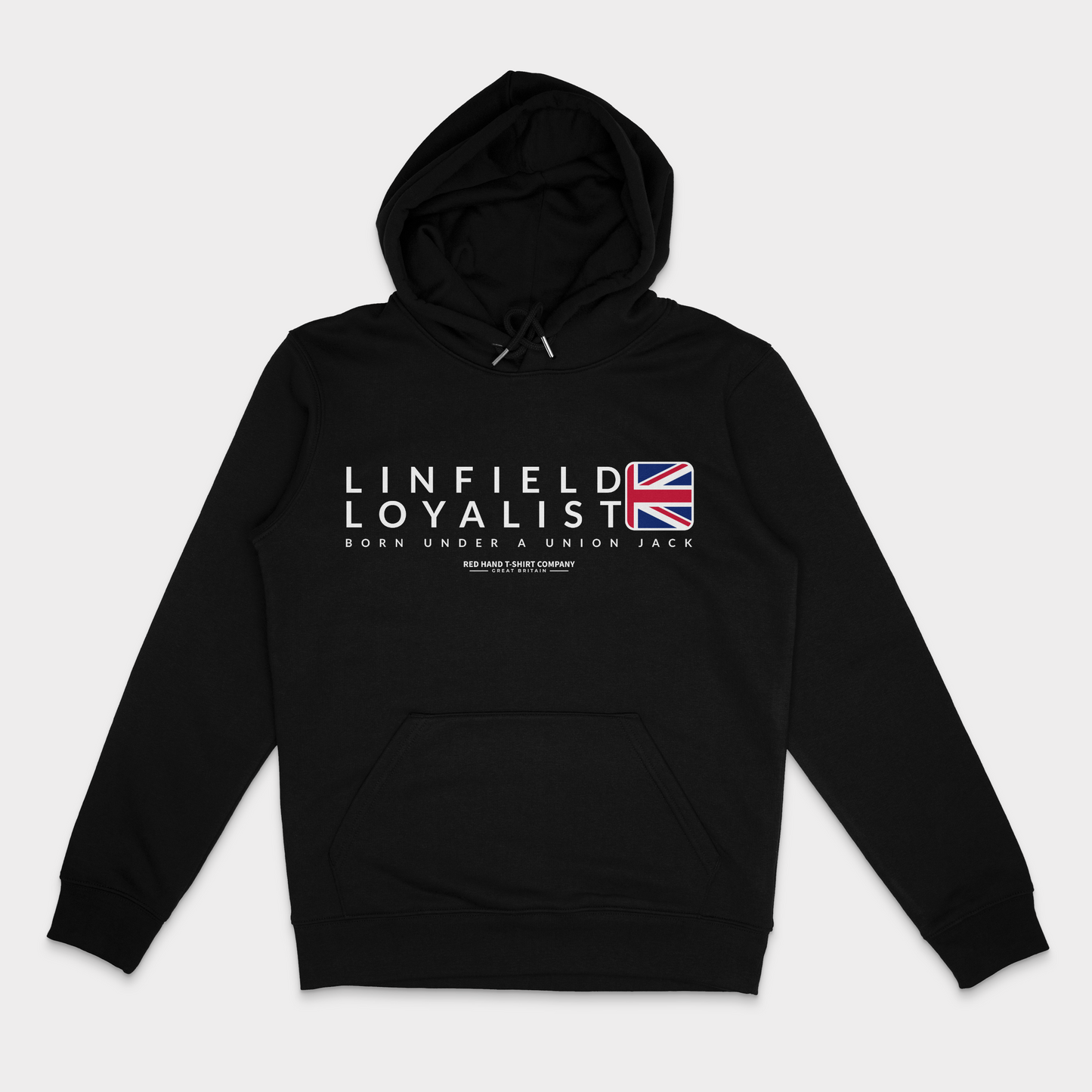 Linfield Born Under A Union Jack Hoodie