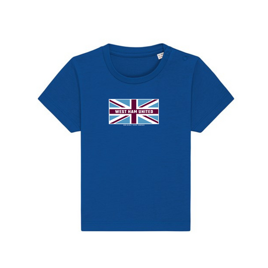 West Ham Flag Baby T-Shirt - Royal Blue