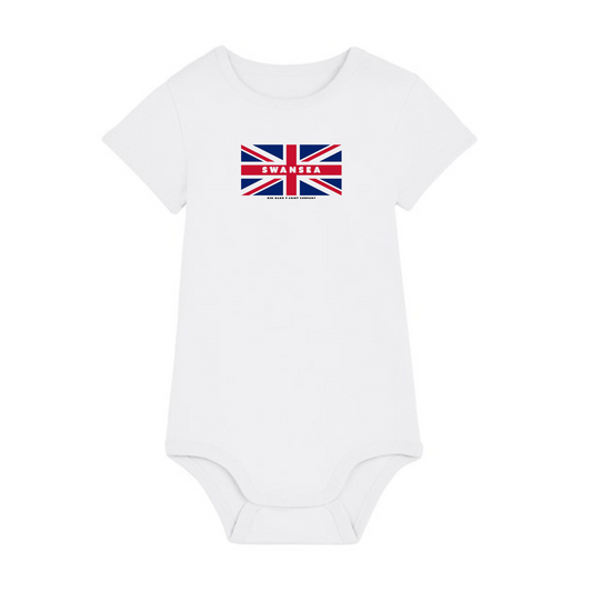 Swansea Baby Bodysuit - White