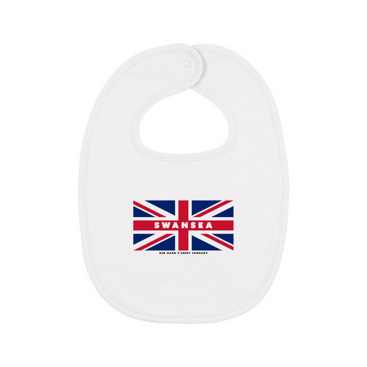 Swansea Baby Bib - White