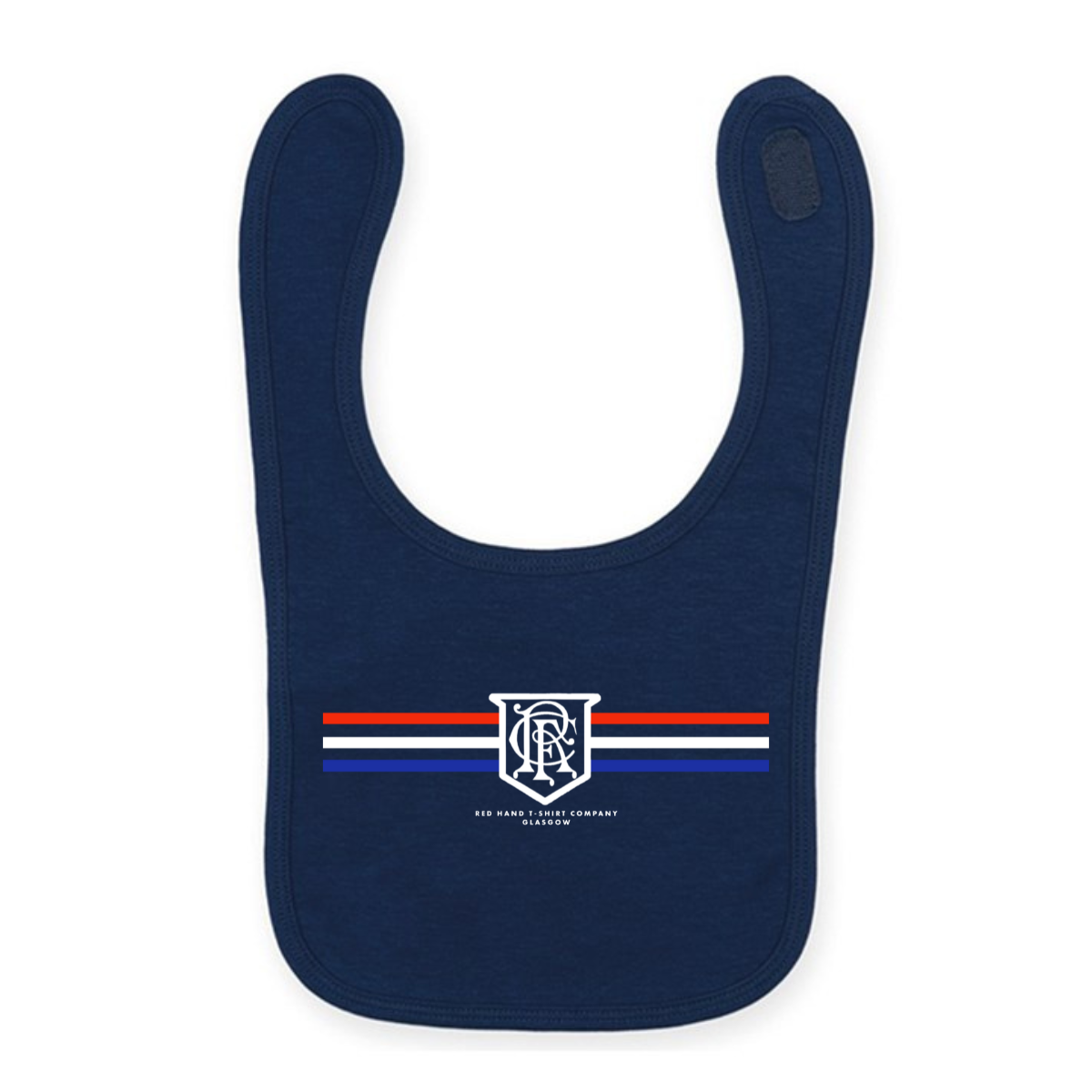 Rangers Three Stripes Baby Bib