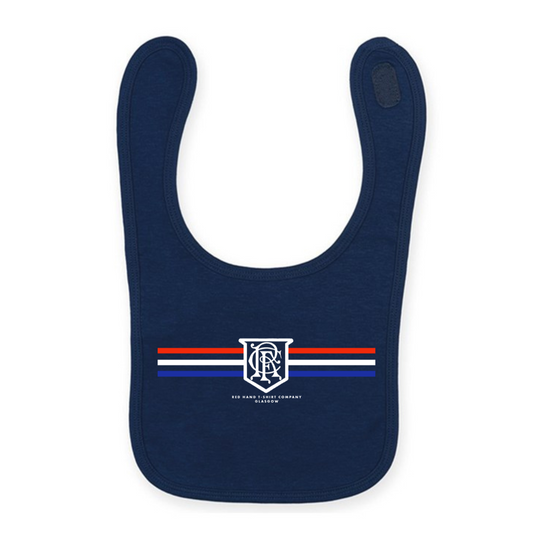 Rangers Three Stripes Baby Bib