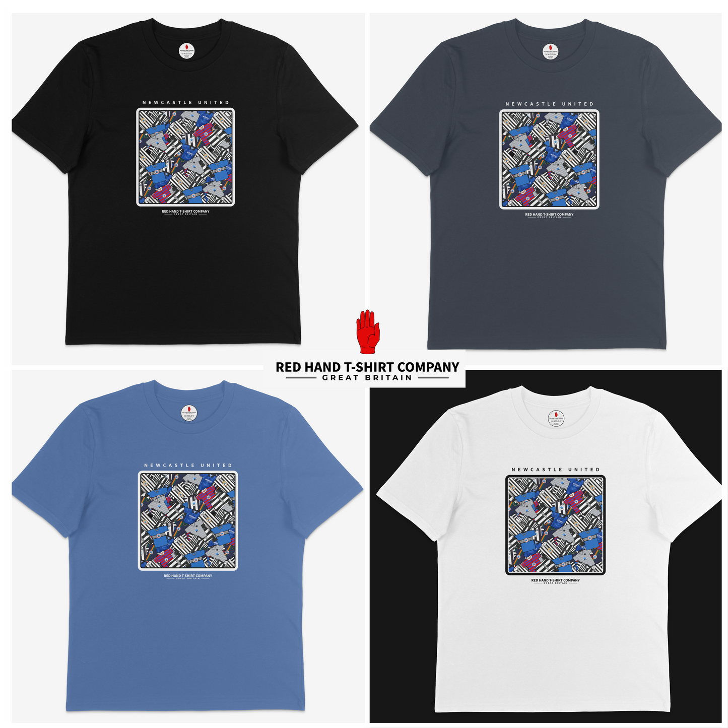 Newcastle United Retro Kit T-Shirt