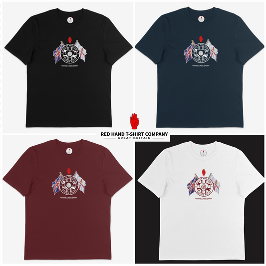 Hearts Crossed Flags T-shirt