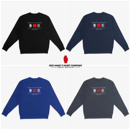 Chelsea & Rangers Lest We Forget Sweatshirt
