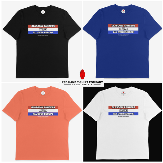 Glasgow Rangers All Over Europe 
T-shirt