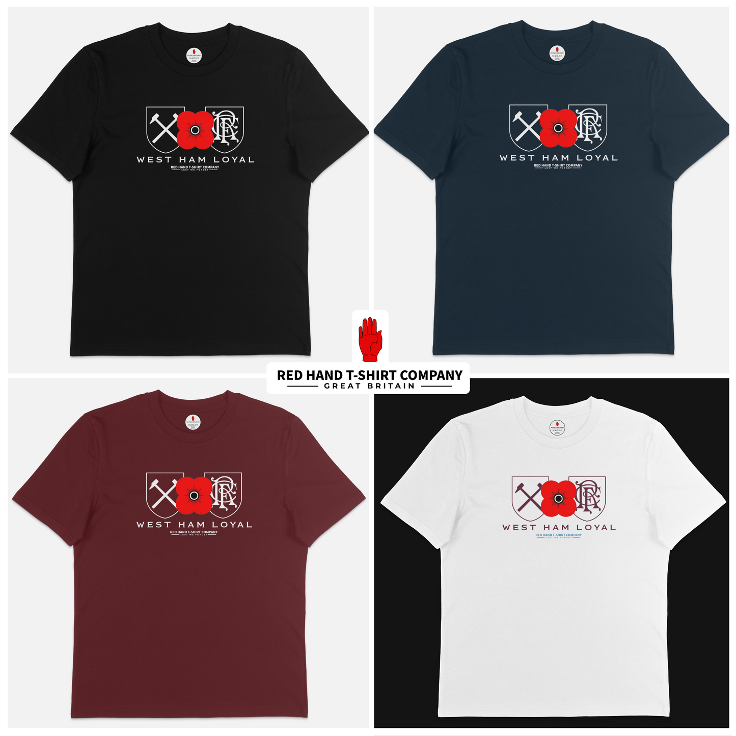 West Ham Rangers Poppy T-shirt