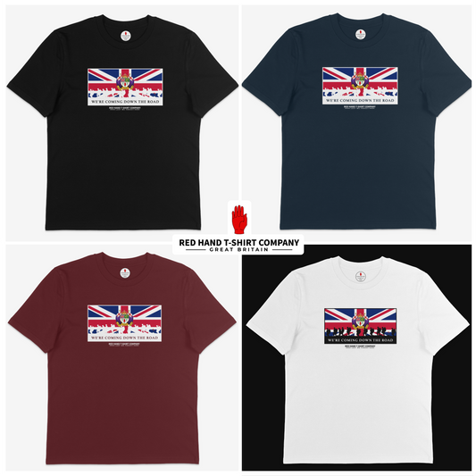 We're Coming Down The Road T-shirt