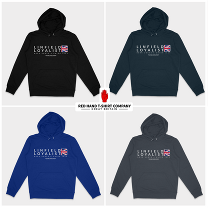Linfield Born Under A Union Jack Hoodie