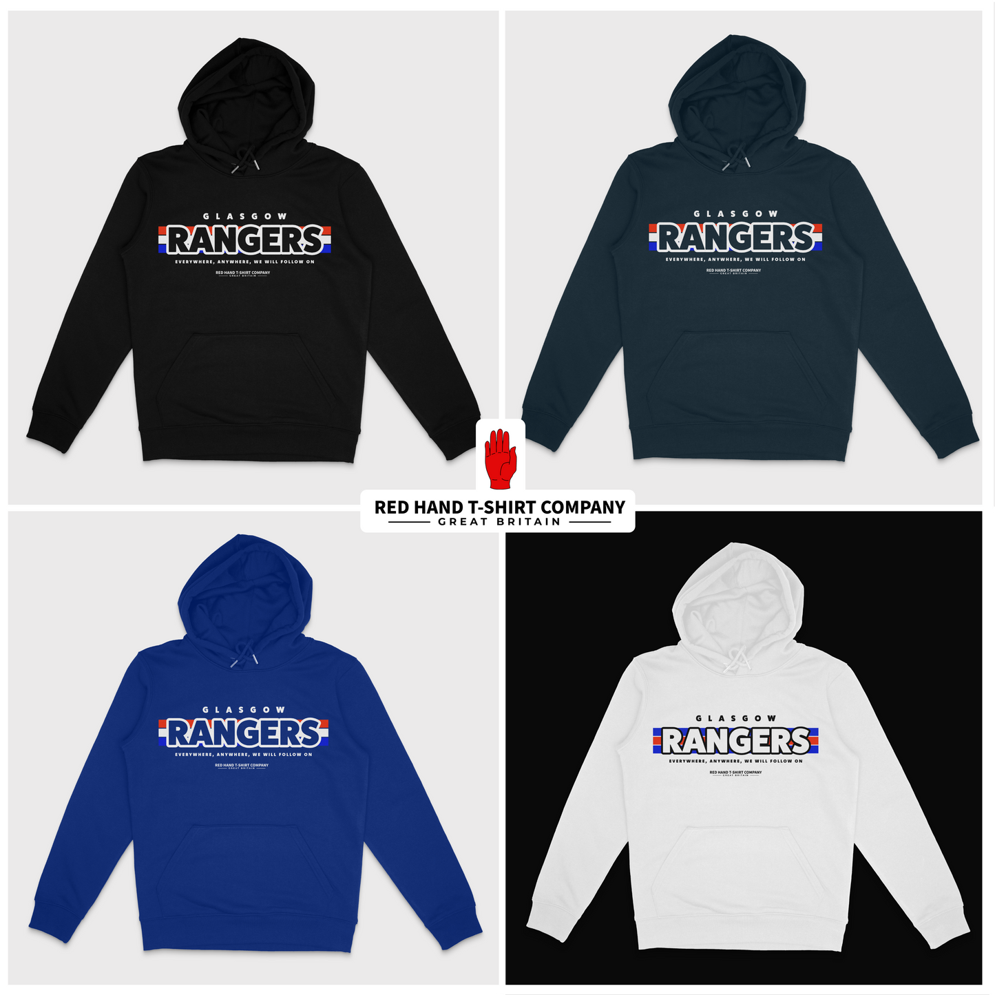 Glasgow Rangers Everywhere Anywhere Hoodie
