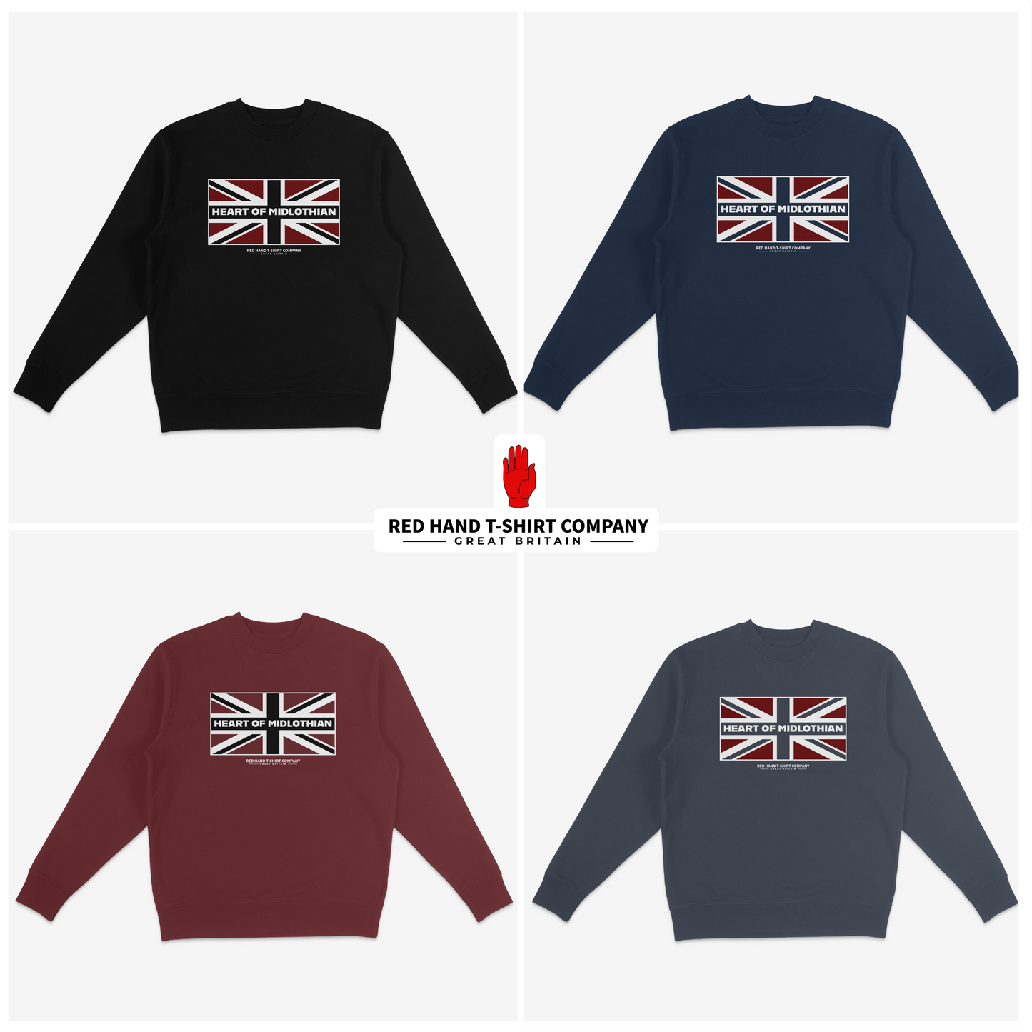 Heart of Midlothian Flag Sweatshirt