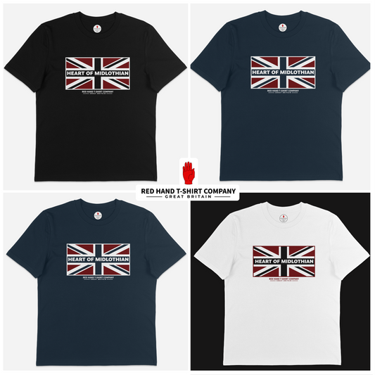 Heart of Midlothian Union Flag T-shirt