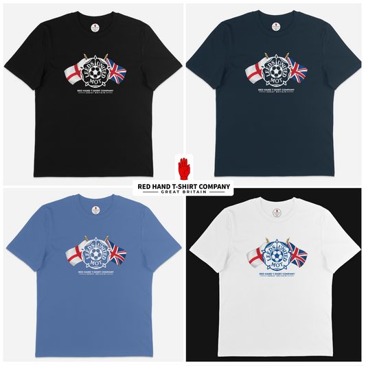 Leeds United Crossed Flags T-Shirt