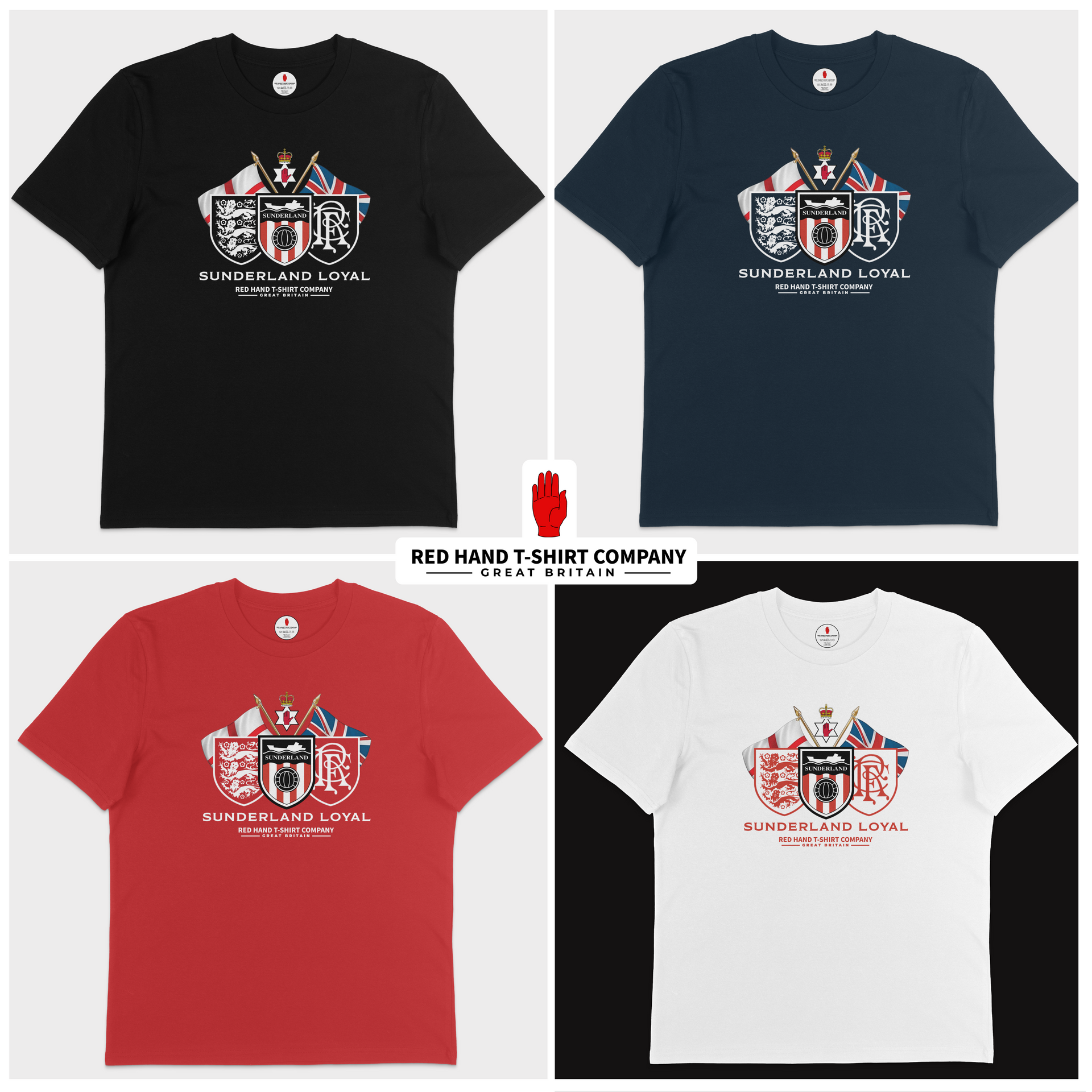 Sunderland Rangers England 2.0 T-Shirt – Red Hand T-Shirt Company