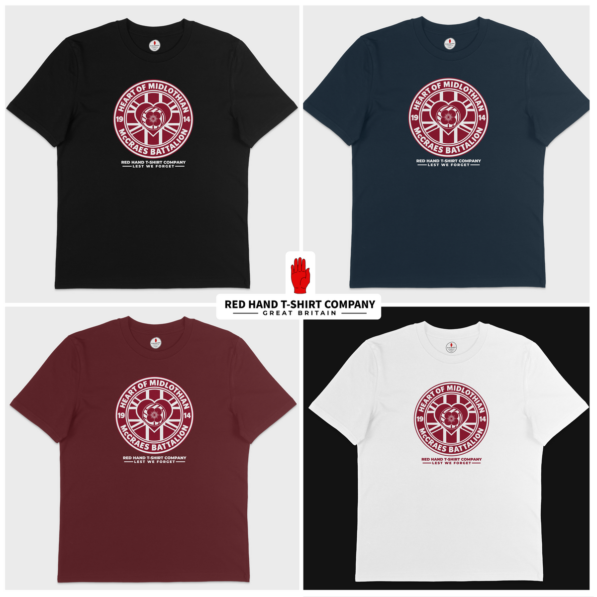 Heart of Midlothian McCraes Battalion T-shirt