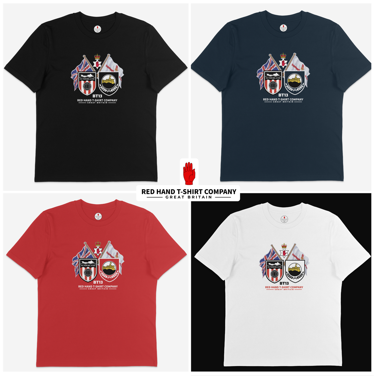BT 13 Sunderland x Linfield T-shirt