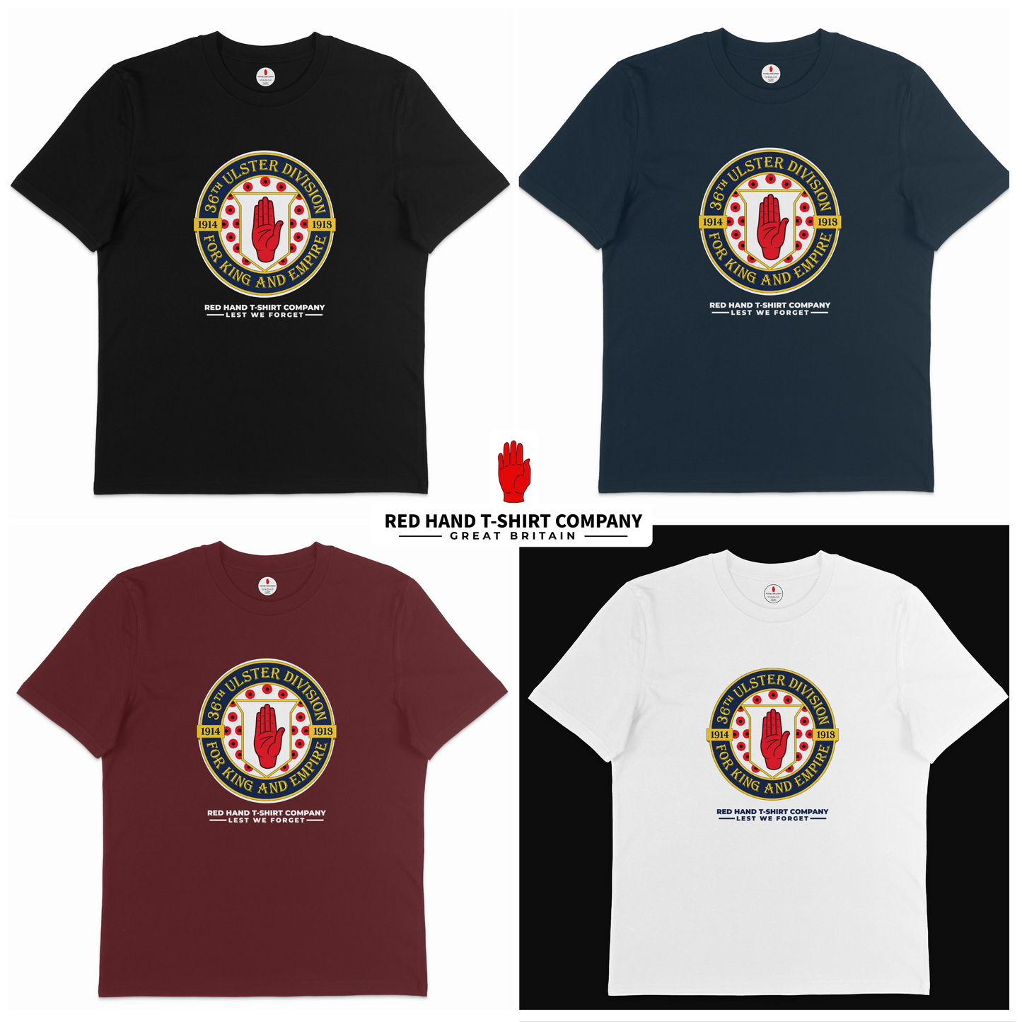 36th Ulster Division For King And Empire T-shirt