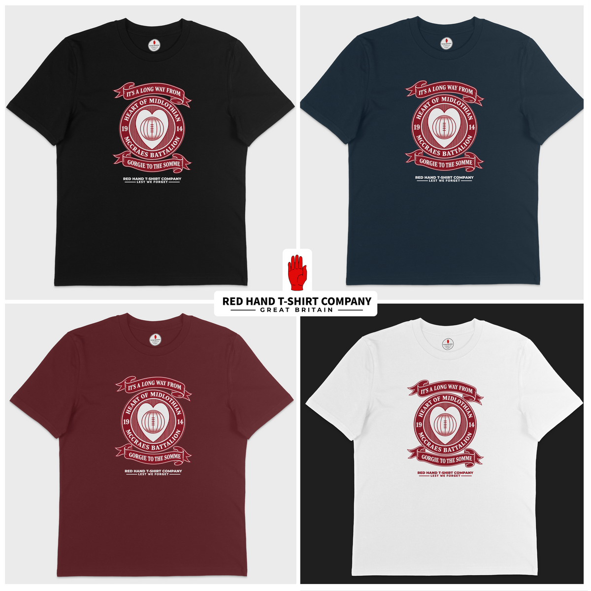Hearts Gorgie to The Somme T-shirt