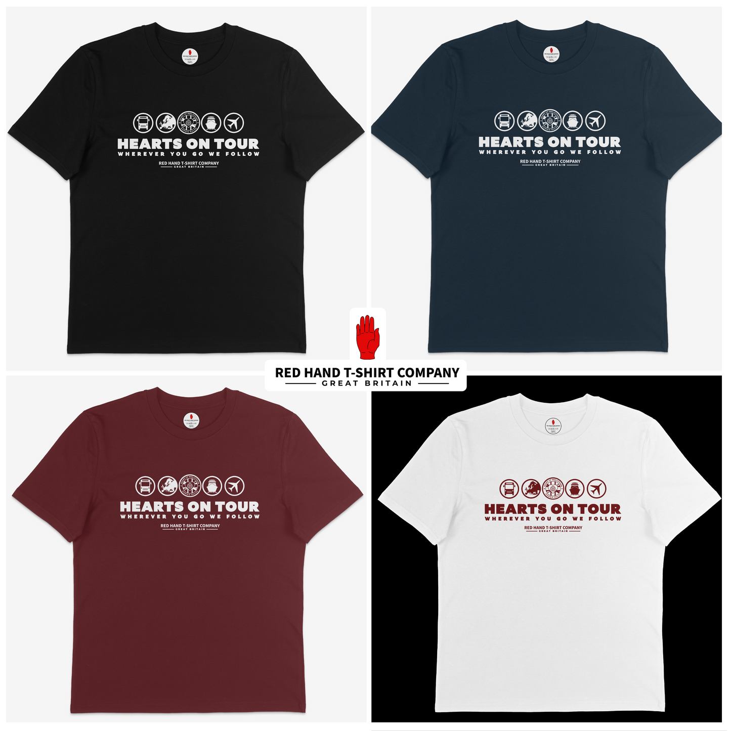 Hearts Euro Tour T-shirt