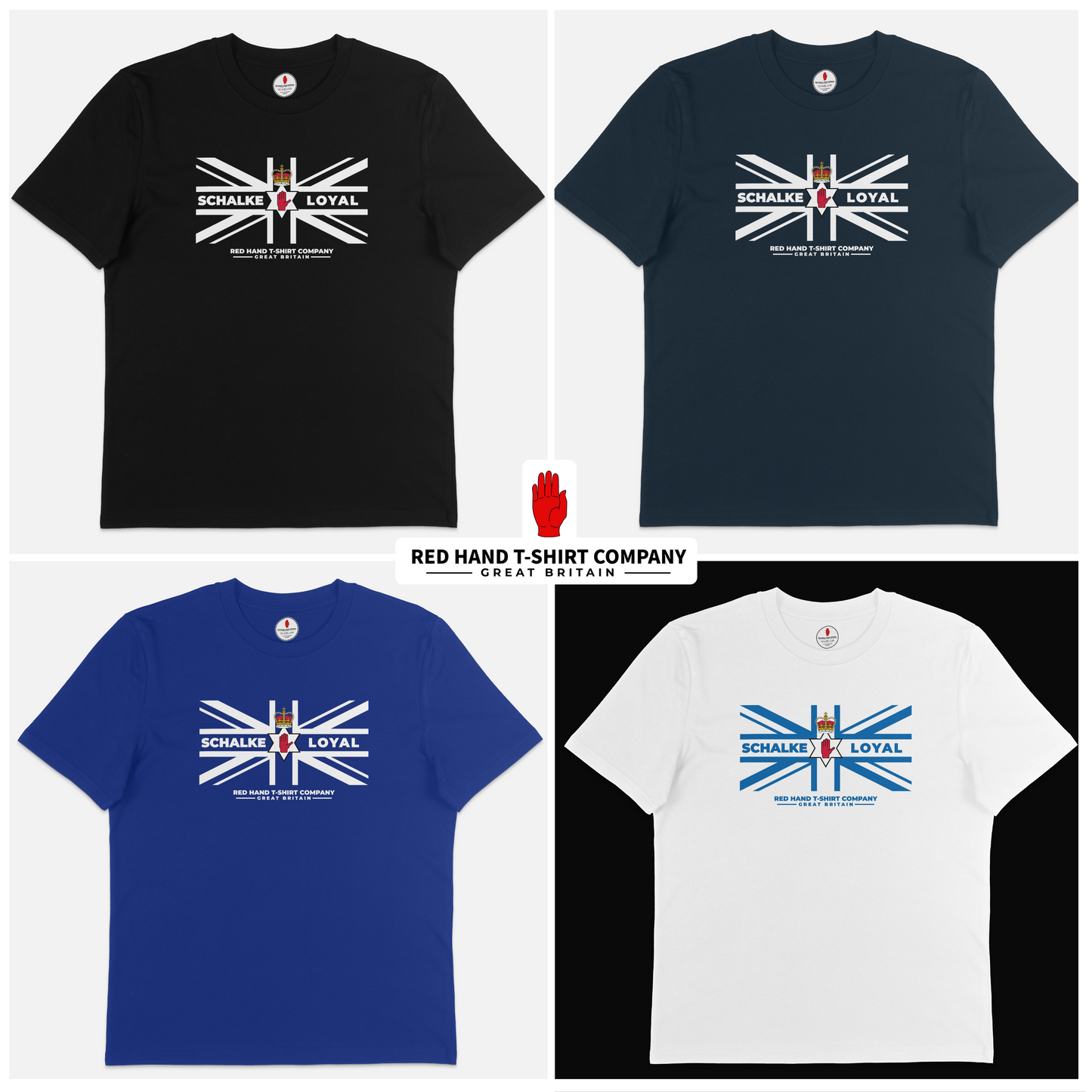 Schalke Loyal Union Flag T-shirt