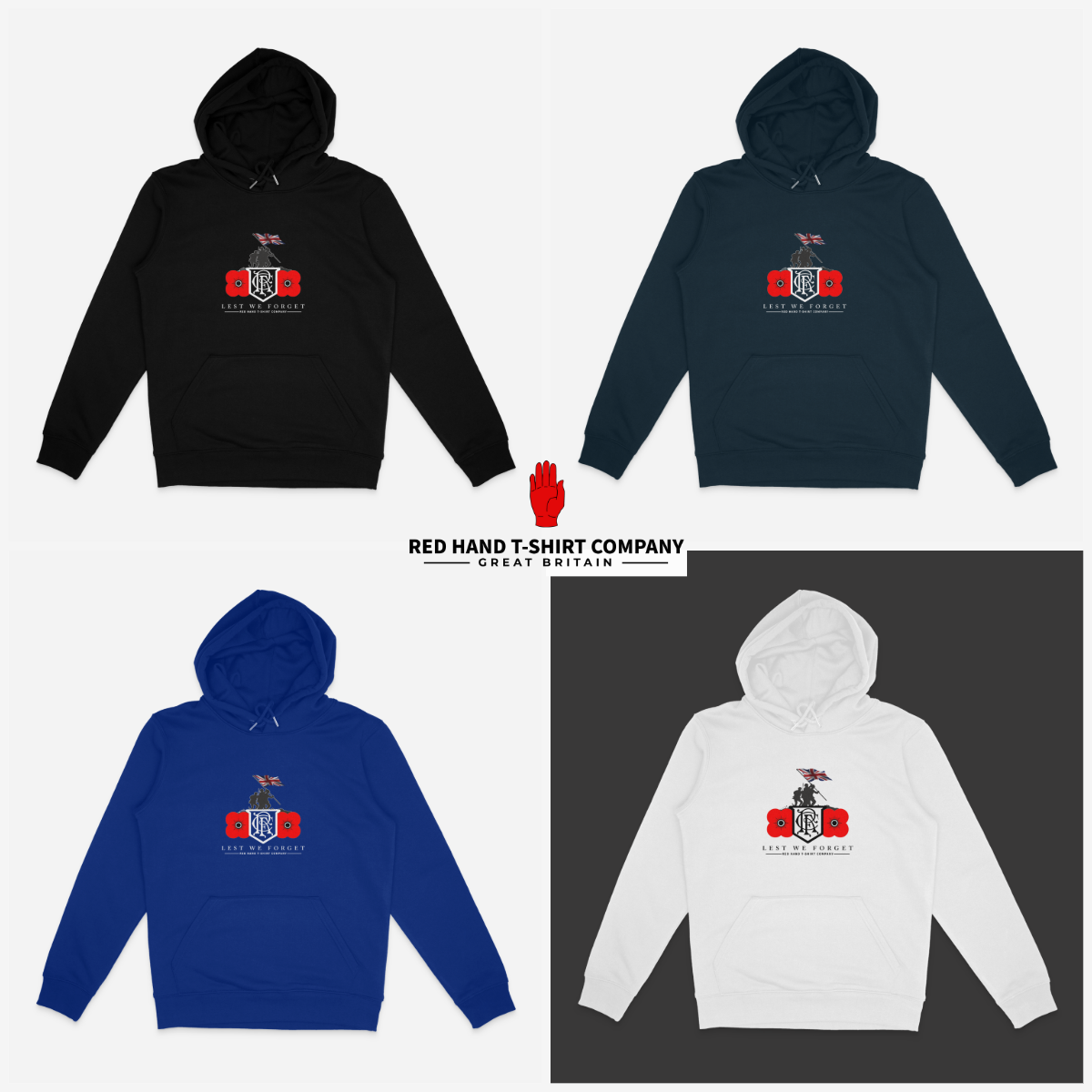 Rangers Lest We Forget Hoodie