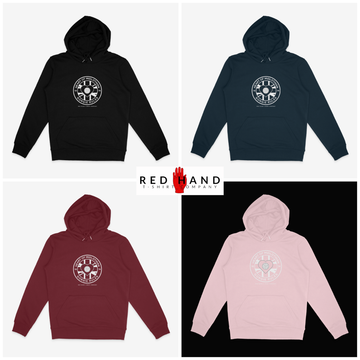 H.O.M Gorgie Rules Badge Hoodie