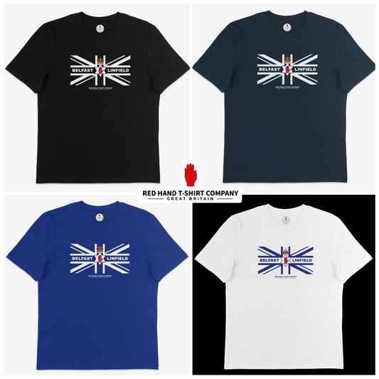 Belfast Linfield Union Flag T-shirt
