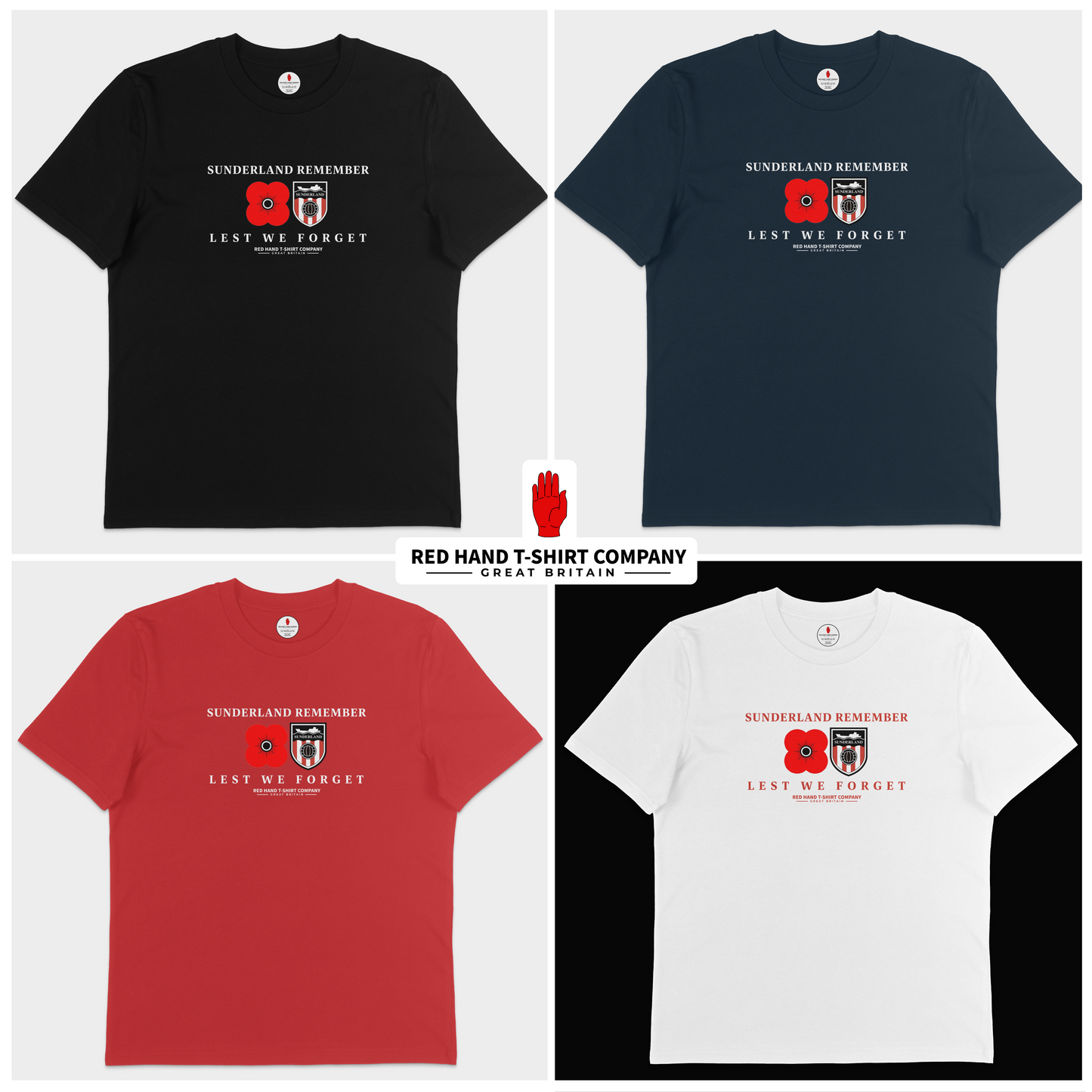 Sunderland Remembers T-shirt
