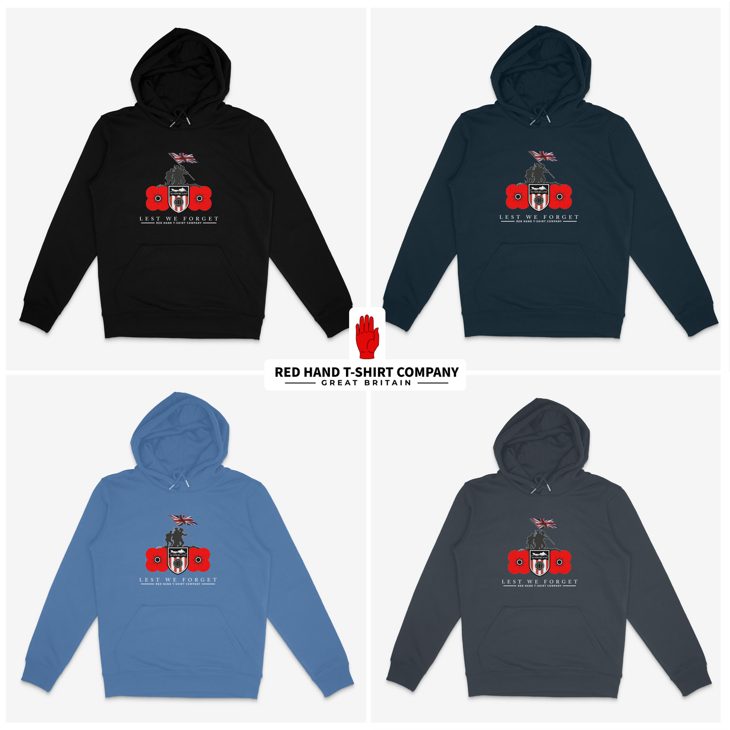 Sunderland Lest We Forget Hoodie