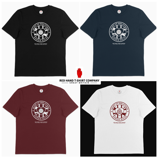 H.O.M Gorgie Rules Badge T-shirt