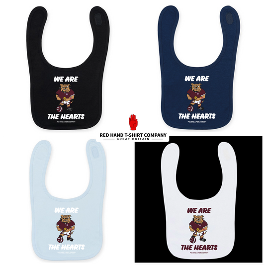 Hearts Bulldog Bib
