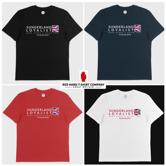 Sunderland Born Under A Union Jack T-shirt
