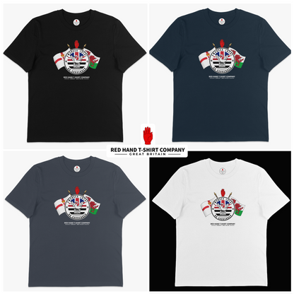 Swansea Loyal Crossed Flags T-shirt