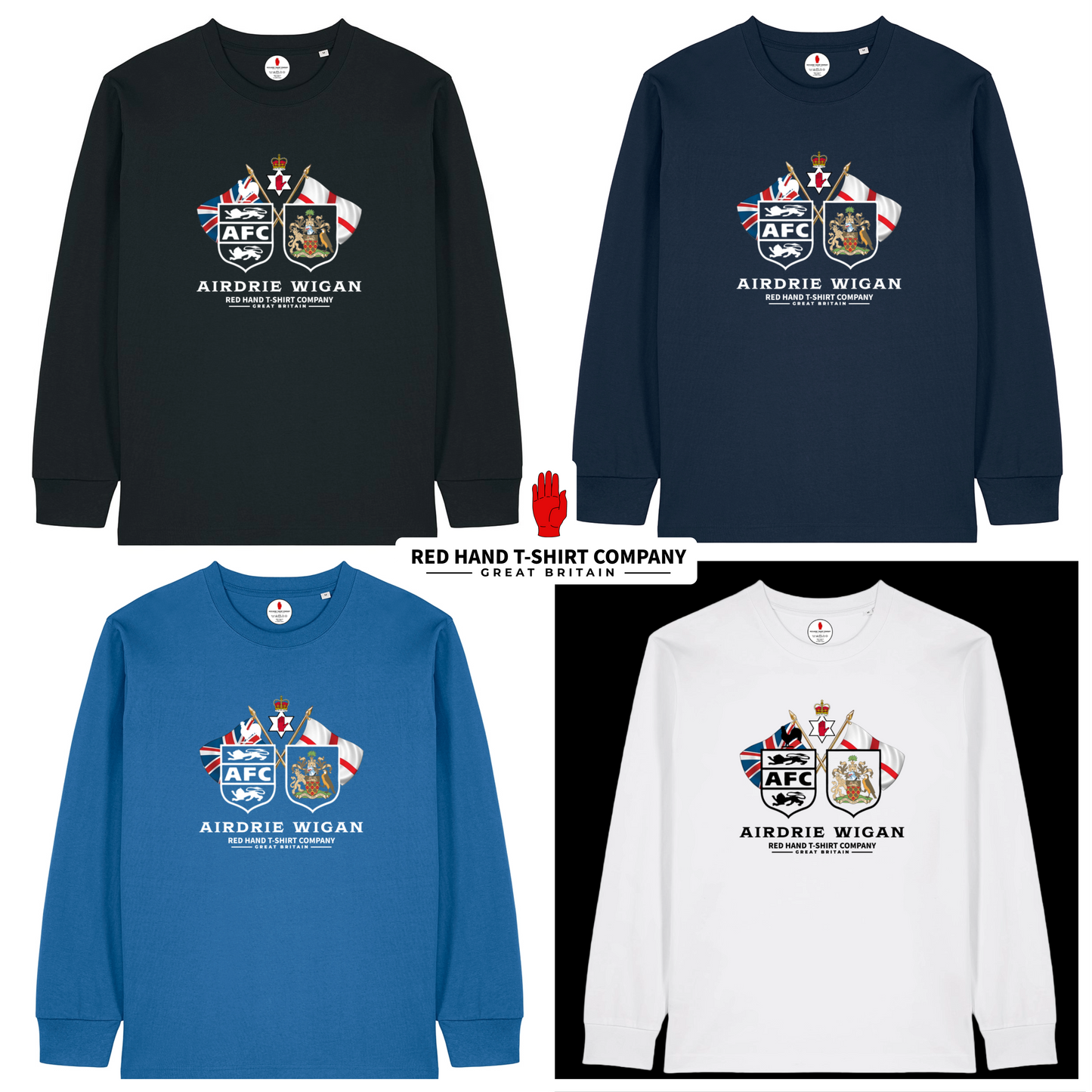Airdrie Wigan Long Sleeve T-shirt