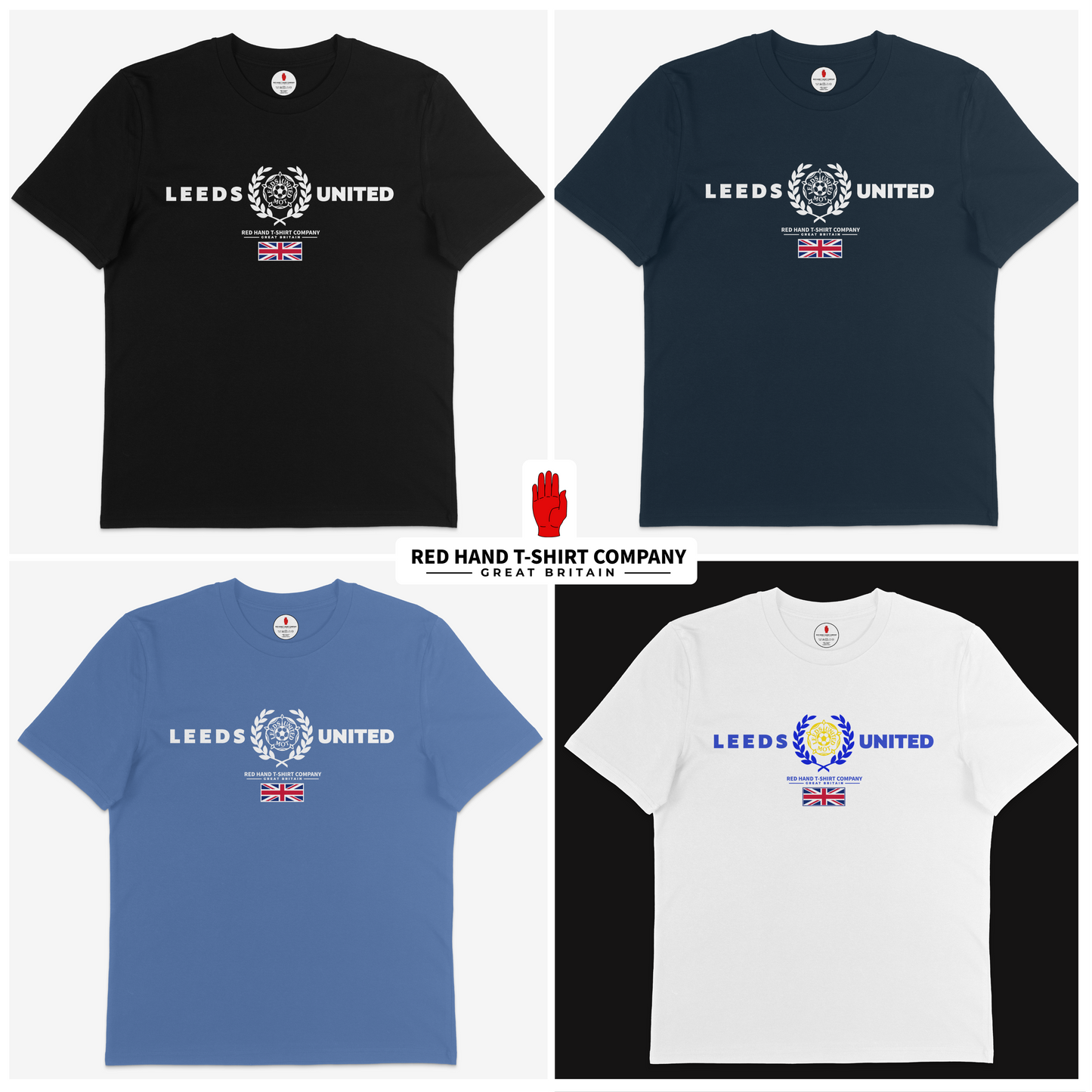 Leeds United Laurel Wreath T-Shirt