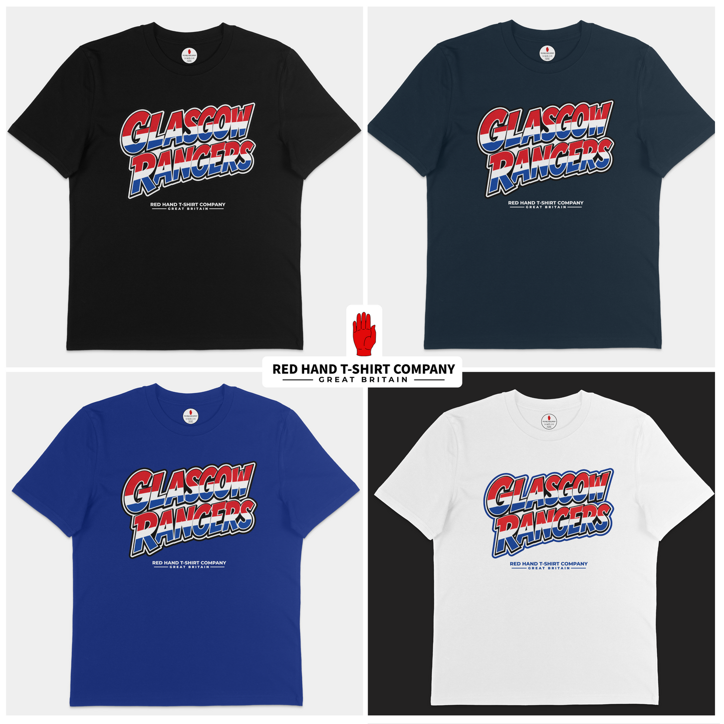 Glasgow Rangers Graffiti T-shirt
