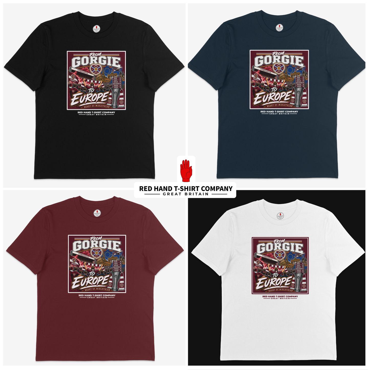 From Gorgie To Europe T-shirt