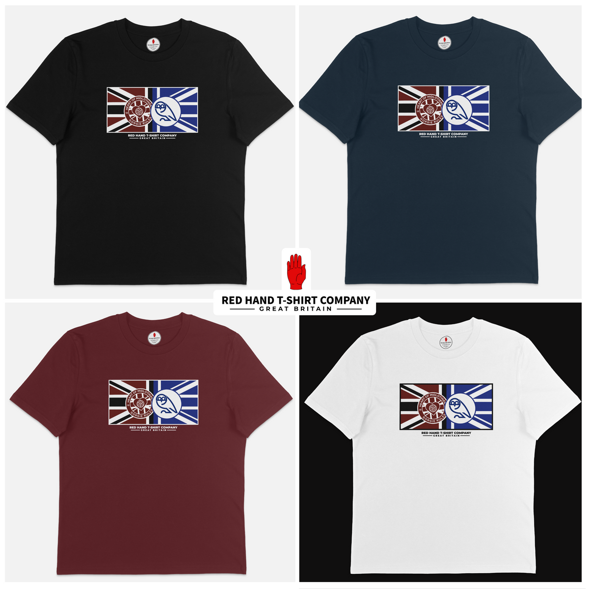 Hearts Wednesday Union Flag T-shirt