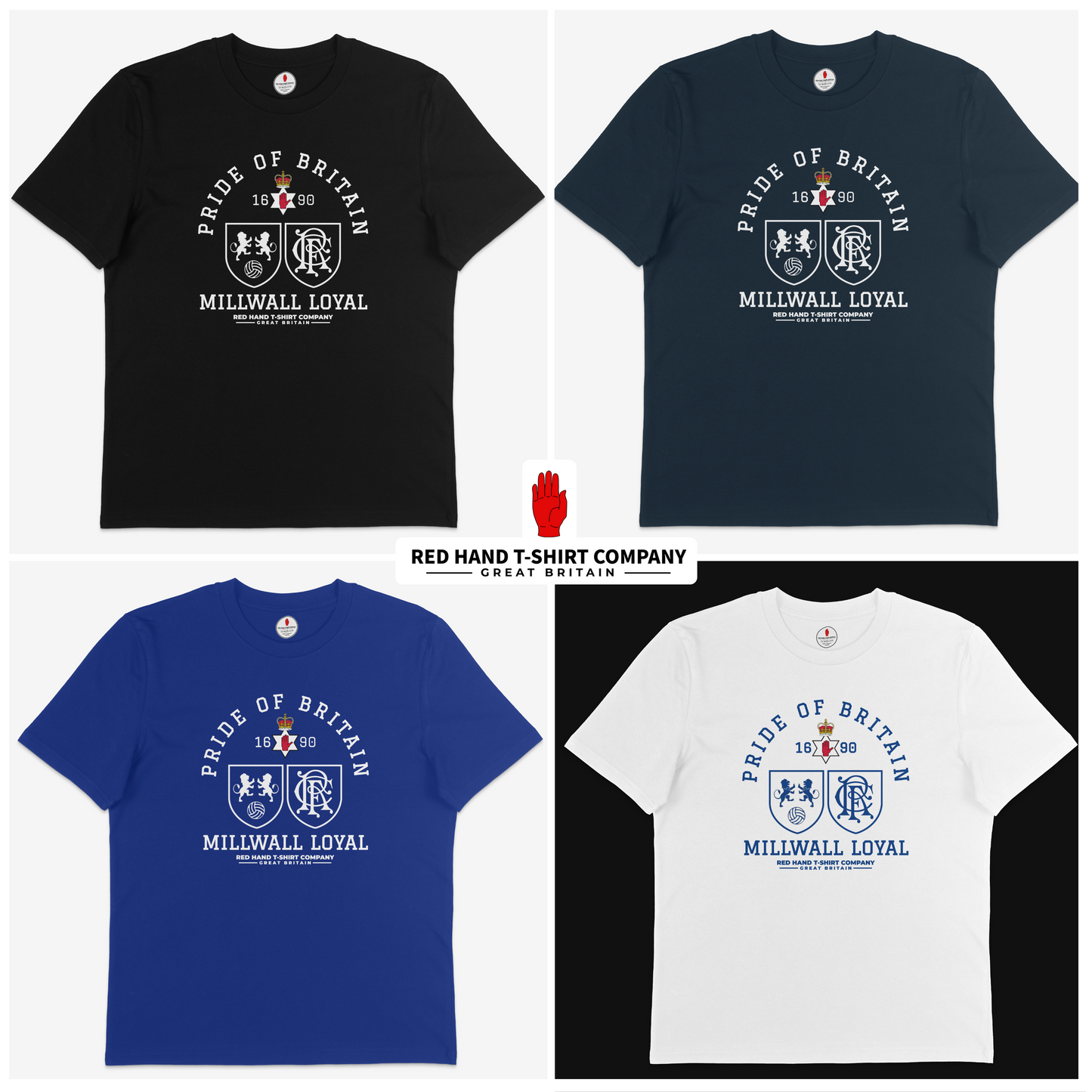 Millwall Loyal Pride Of Britain T-shirt