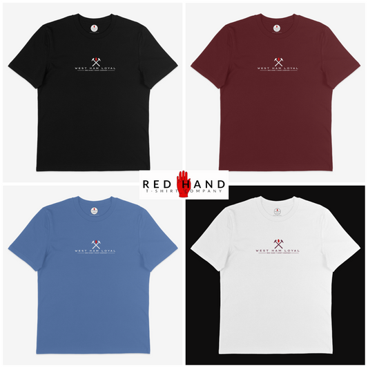 West Ham Loyal Hammers and Red Hand T-shirt