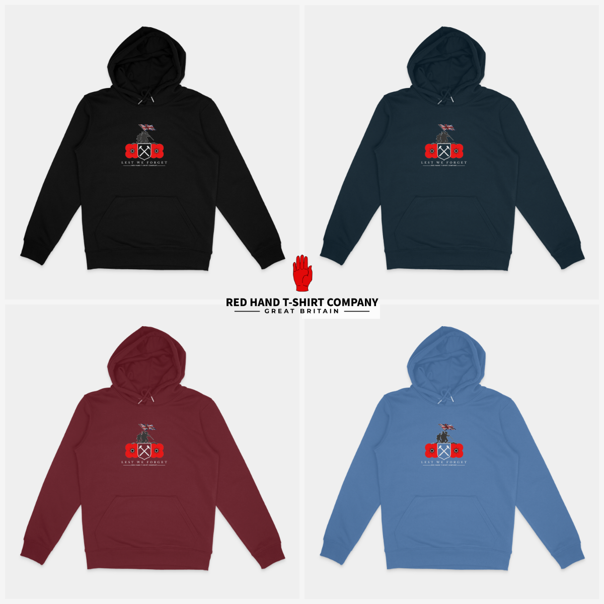 West Ham Lest We Forget Hoodie