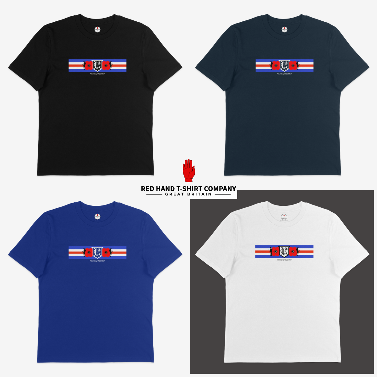 Rangers Remember Five Stripe T-shirt